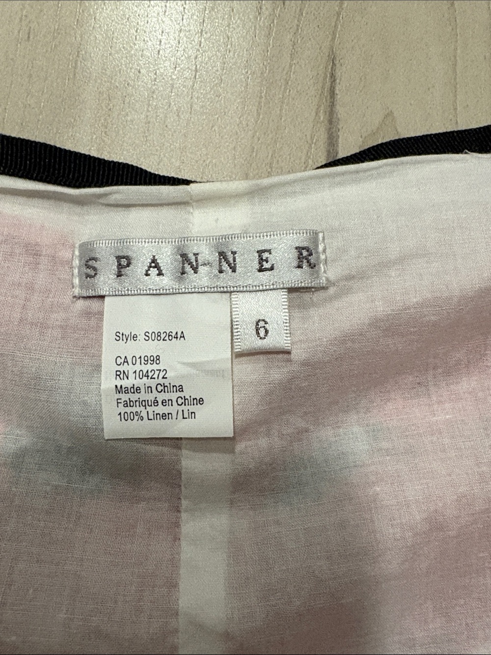 Linen White Floral A-Line Skirt with Red Poppy Print s6 - Picture 2 of 6
